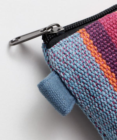 Nepali Hand Woven Striped Pouch