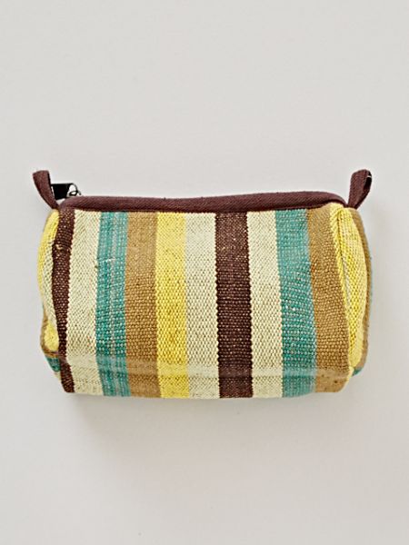 Nepalese Hand Woven Cotton Pouch