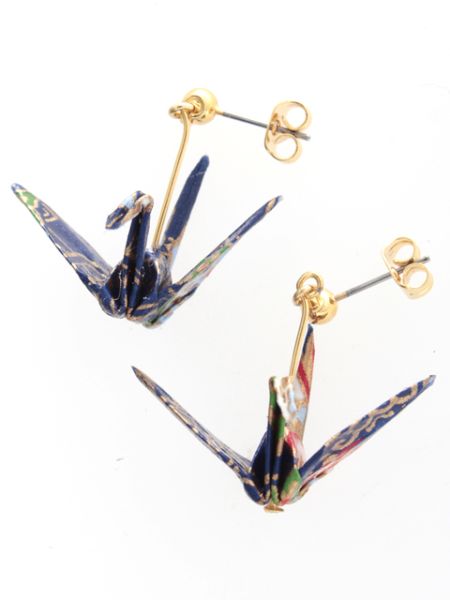 ORIGAMI Crane Earrings - SARASA