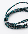 Crystal HOUJU Silk Braid Necklace