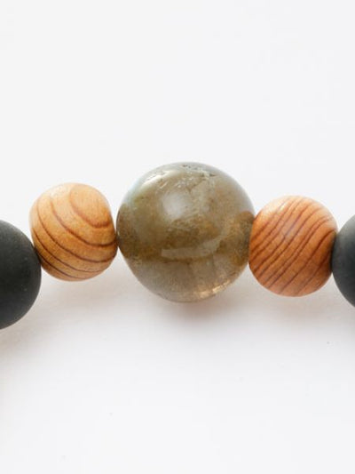 YAKUSUGI Hexagram Tiger Eye Bracelet