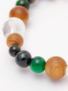 YAKUSUGI, Four Gods Crystal, Green Tiger Eye Bracelet