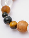 YAKUSUGI, Four Gods Crystal, Tiger Eye Bracelet