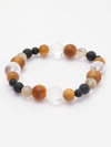 YAKUSUGI, Four Gods Crystal, Rutilated Quartz Bracelet