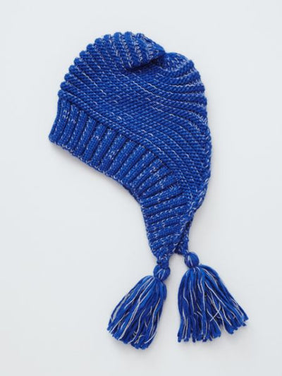 Knitted Beanie with Tassel