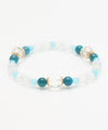 Star Cut Crystal x Apatite Bracelet