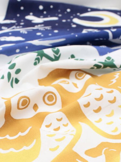 Owl TENUGUI Towel