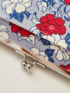 Retro Flower GAMAGUCHI Clasp Hand Bag