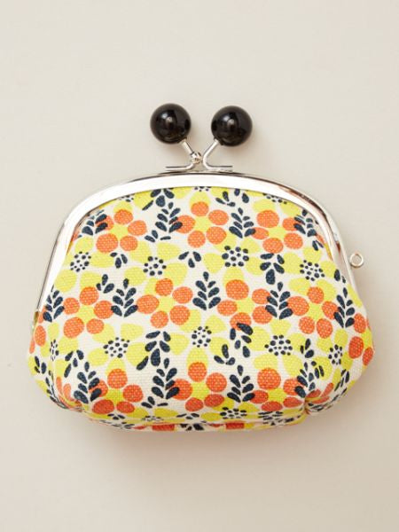 Polish Pottery Pattern Multi GAMAGUCHI Purse