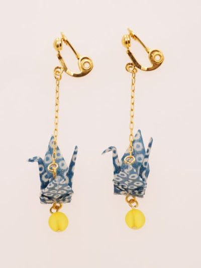 ORIGAMI Crane Earrings - KANOKO