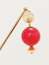 KANZASHI Hair Stick with Clear Bead Charm