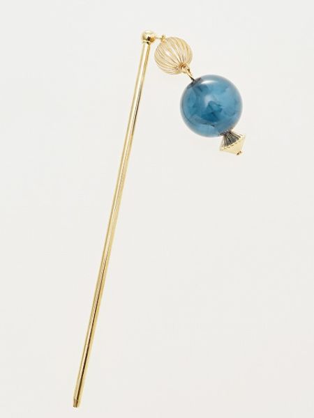 KANZASHI Hair Stick with Clear Bead Charm