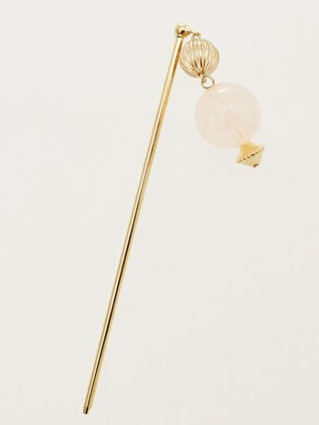 KANZASHI Hair Stick with Clear Bead Charm