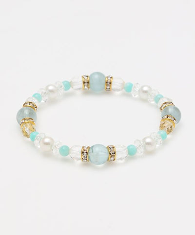 光輝清淡 - Aquamarine Bracelet