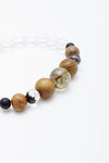 YAKUSUGI, Crystal, Rutilated Quartz Bracelet