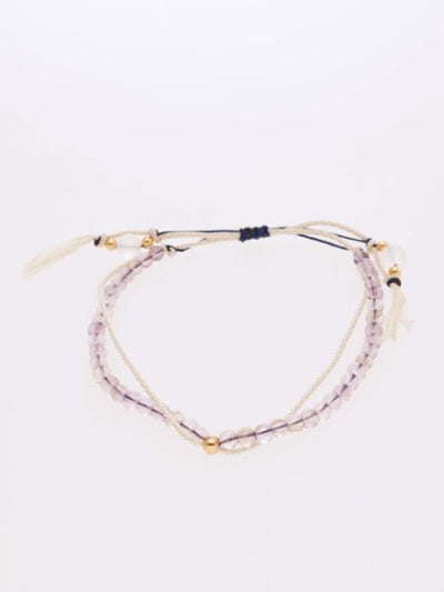 Birthstone Silk Braid Bracelet - FEB