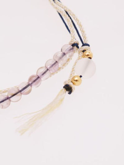 Birthstone Silk Braid Bracelet - FEB