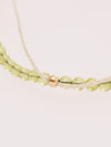 Birthstone Silk Braid Anklet- AUG