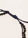 Silk Code Braided Anklet with Blue Tiger Eye