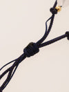 Silk String KUMIHIMO Braid Anklet Lapis Tiger Eye