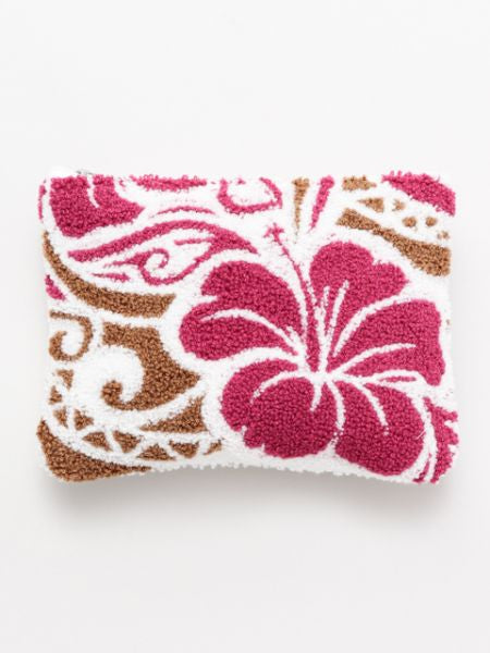 Hawaiian Chenille Embroidery Pouch