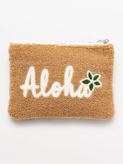 Hawaiian Chenille Embroidery Pouch