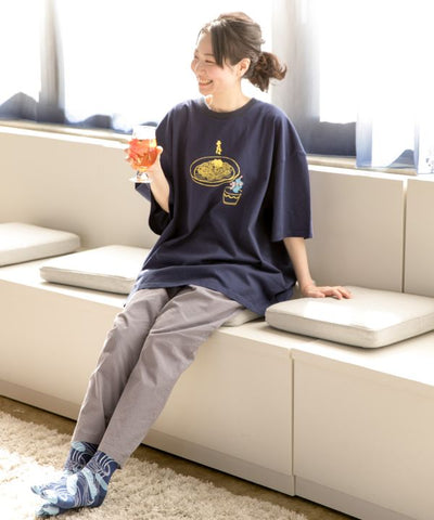 OMOCHA-E Japanese Cuisine Slouchy Tee