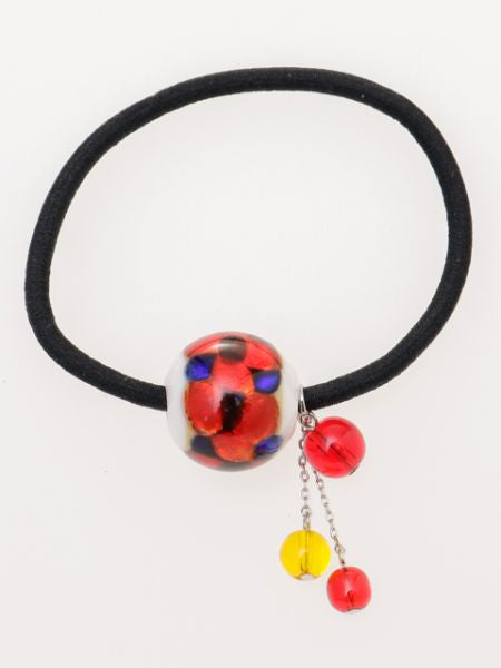 HOTARUDAMA Glass Beads Hair Tie