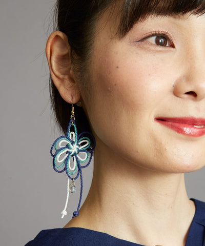 Braid Flower Earrings