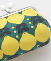 Retro Modern GAMAGUCHI Barrel Shaped Pouch