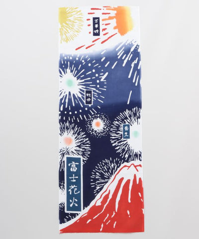 TENUGUI Towel - Fuji x Fireworks