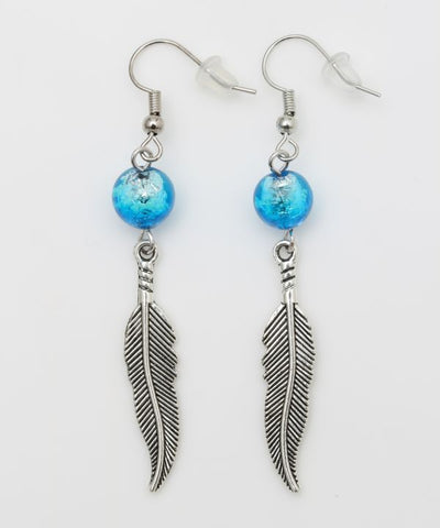 Luminous HOTARUDAMA x Feather Earrings