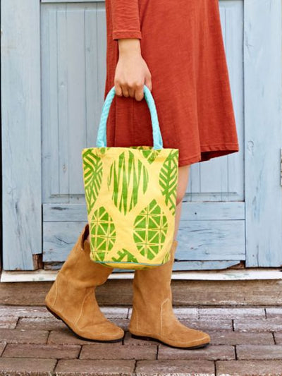 Colorful Bohemian Bucket Tote Bag